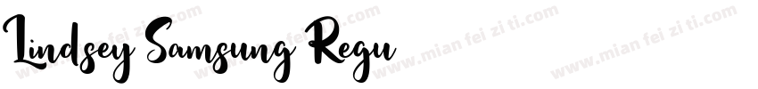 Lindsey Samsung Regu字体转换